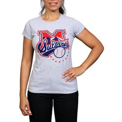 PLAYERA GRIS LOGO SULTANES