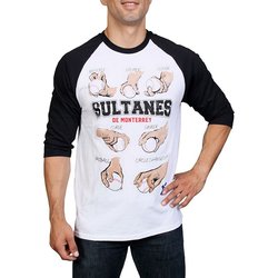 PLAYERA 3/4 BLANCO PICHEO