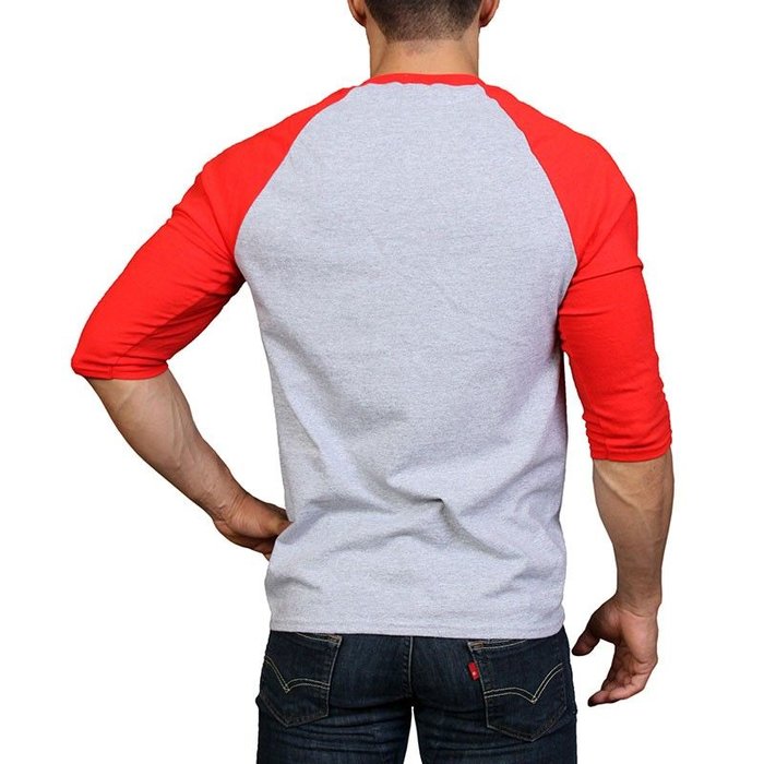 PLAYERA 3/4 GRIS PICHEO